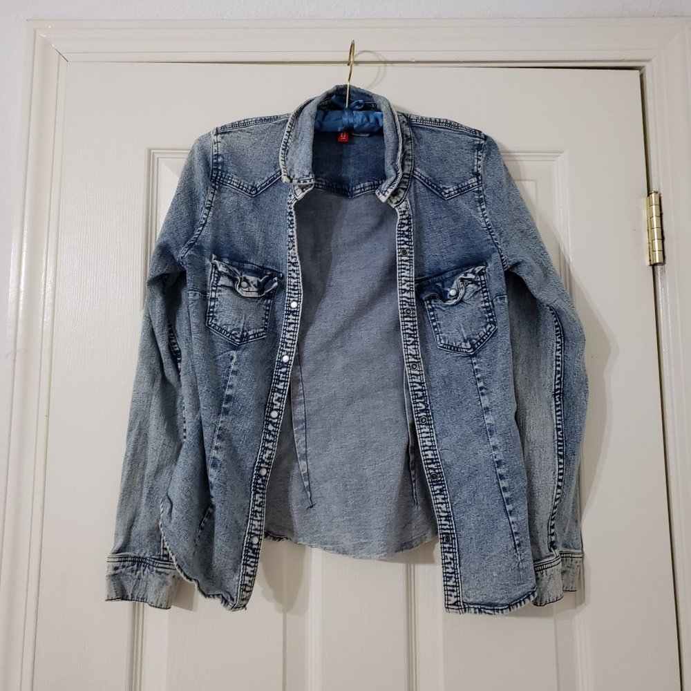 Divided H&M Chambray Jacket 6